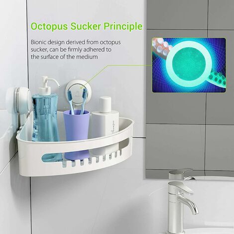 ODesign Adhesive Shower Caddy No Drilling with Soap Dish 3 Tiers Stainless  Steel Shower Organizer for Shampoo Conditioner Bathroom Organizer  Accessories with Removable Hooks Wall Mounted – Home Accessories