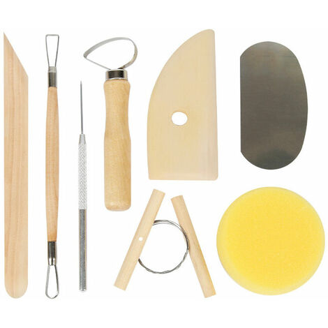 5PCS Kids Clay Tools Kit Polymer Clay Scraper Tools Ceramics Clay