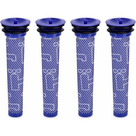  6 Pack Filter Replacement for Dyson V7 V8 SV10 Animal Absolute  Motorhead Cordless Vacuum Cleaner, 3 Post Motor Filters & 3 Pre HEPA Filter  Replacements, Compare to Part # DY-96566101 & DY-96747801