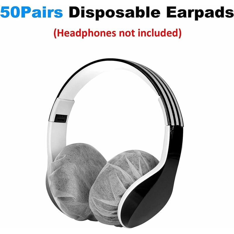 1 paire de housse de protection en lycra casque audio écouteurs de 9 à 11cm