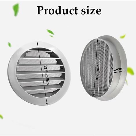 Grille Aeration Ronde Ventilation Grille 100mm Aluminium Grille