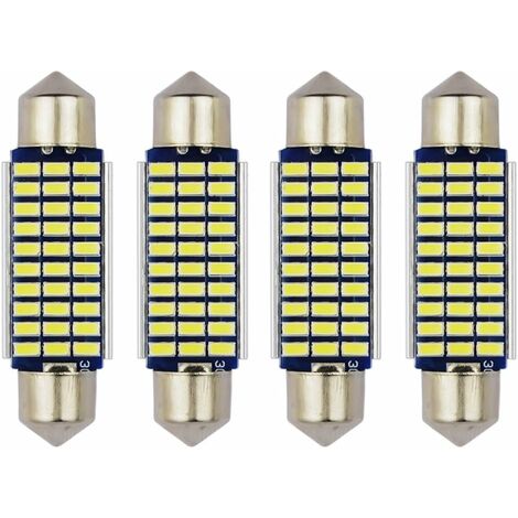 4x Led 5630 Smd Led Ampoule Lampe Dôme Festoon C5w Led DC 12V