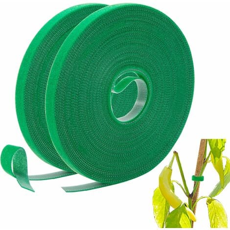 12 cm - greenx100pcs - Lot de 100 attaches de câble de jardinage fil  électrique ruban de plantes à fleurs ligne'attache torsadée vignes  grimpantes Ligature cordes fixes multifonctions