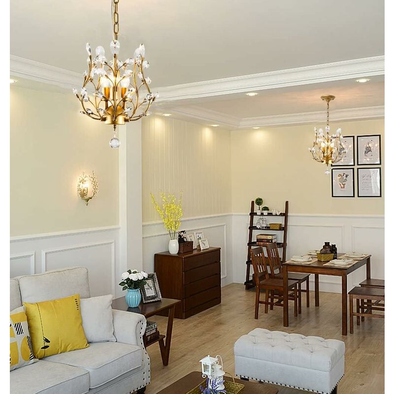 Lustre moderne en cristal k9 pour éclairage intérieur
