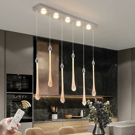 Lampe de table décorative LED 37cm, goutte d'eau E27 Luminaire de