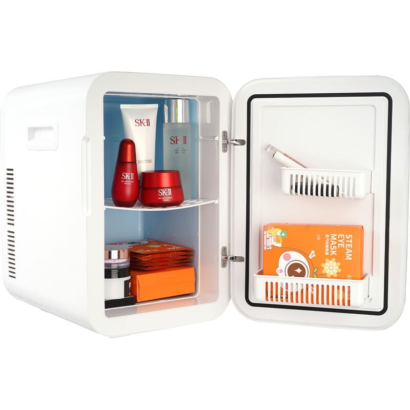 COSTWAY 15L Mini Kühlschrank 2 in 1 Kühl- und Heizfunktion, Kühler