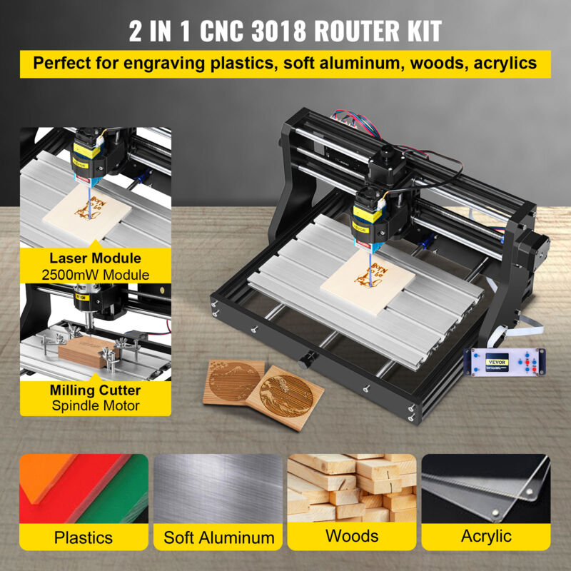 CNC 3018 Max CNC-Fräsmaschine für metallgravur mit GRBL-Steuerung