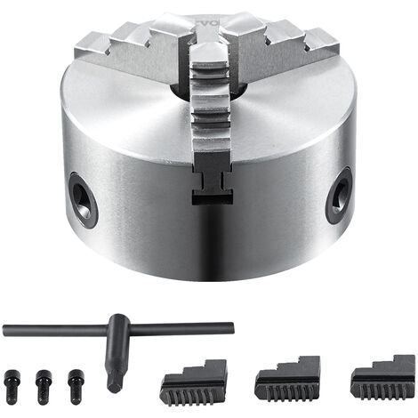 VOBOR Dreibackenfutter Z011 – Mini-Drehfutter Aus Zinklegierung, Spannbereich 10–35 Mm, M12×1 Gewinde, Ultrapräzise & Selbstzentrierend
