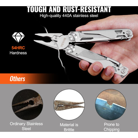Produktbild von BIBURY Multitools, Multi Tool Faltbare Zange Mit Verbesserter Schere