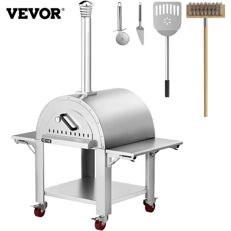 Produktbild von Pizzaofen-Bürste 53cm Mit Messingborsten - Reinigungsbürste Für