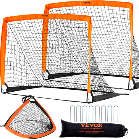 VEVOR Fußballtor Profi Soccertor 2 Stk. 1200 x 900 mm, PopupOutdoor