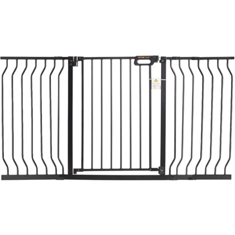 VEVOR Baby- & Hundegitter 487cm - 8-teiliges Faltbares Schutzgitter Für Treppen & Türen