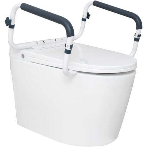 VEVOR Toiletten Aufstehhilfe Toilettensitzerhöhung Armlehne 410–510 Mm ...