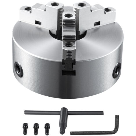 VEVOR K11-160 Draaibankhouder 160mm Drieklauwhouder - Zelfcentrerend