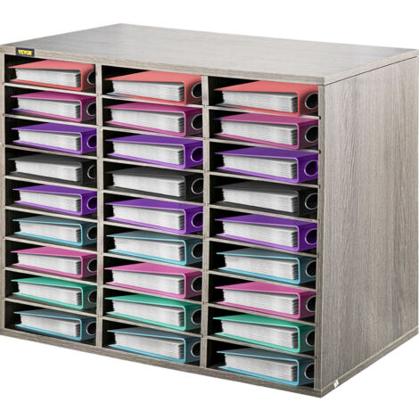 KAUITOPU 24 Fach Dokumentenablage - 73,7cm Aktenorganizer Für Büro & Homeoffice