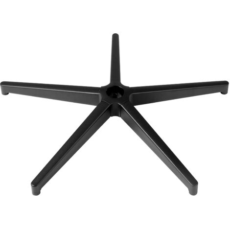 VEVOR 28 inch, 2400 lbs statische belasting, zware universele computerkruk, onderdeel met 5 wielen en versterkte poten, vervanging bureaustoelbasis, zwart wit, 71 cm