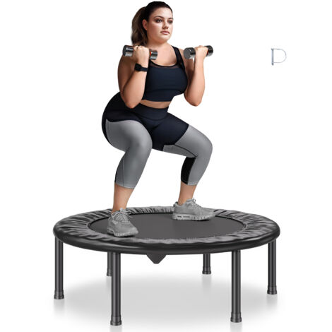 SPORTNOW Fitnesstrampolin mit Haltegriff, LCD-Monitor, Stahl, 15 cm, ( Fitness-Rebounder, 1 tlg., Fitness-Trampolin), für Erwachsene, bis 100 kg, 102 cm SPORTNOW Fitnesstrampolin mit Haltegriff, LCD-Monitor, Stahl, 15 cm, ( Fitness-Rebounder, 1 tlg., Fitness-Trampolin), für Erwachsene, bis 100 kg, 102 cm