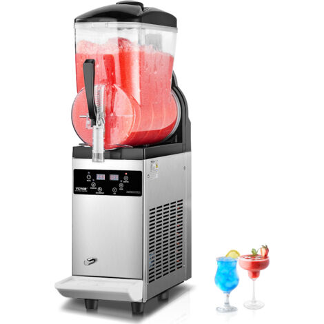 VEVOR Kommerzielle Slusheis Maschine 12 L X 2 Doppeltank-Maschine Für
