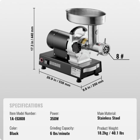 Gyro Cut VEVOR Elektrisches Schawarma-Messer, 80 W, Produktbild-Vorschau 4