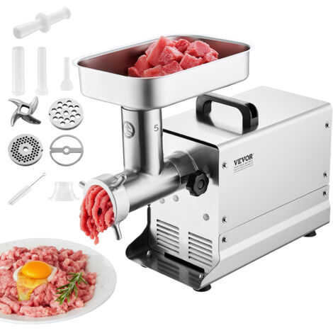 VEVOR kommerzieller elektrischer Fleischwolf Wurstmaschine 2,27 kg/Min ...