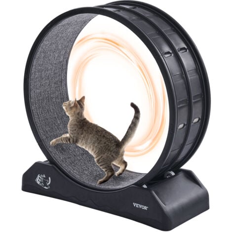 Laufrad Für Katzen 91,5cm - Großes Katzenrad Mit Abnehmbarem Laufband