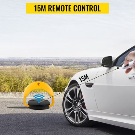 Parkplatzsperre Mit Fernbedienung - Elektronischer Parkpfosten 180° Klappbar