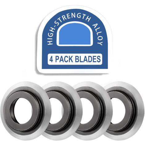 VEVOR Abisoliermaschine Klingen 4 Klingen Ein Set, Kabelabisoliermaschine Blätter 53 mm Außendurchmesser, Kabel Abisolierwerkzeug Ersatzklingen 28 mm Innendurchmesser, Kabelschäler Blätter Zubehör