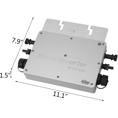 350W Micro Solar Inverter, Grid Tie Inverter Mit LED-Anzeige, IP65