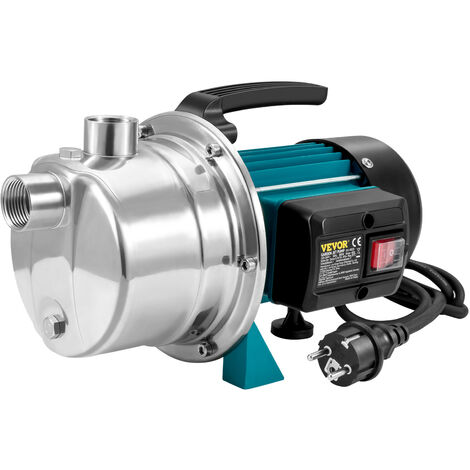 VEVOR Gartenpumpe 800W Bewässerungspumpe max. Durchfluss 3700L/h