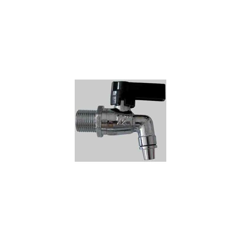 Rubinetto A Sfera Motorizzato FSA 1/2" 24V AC 3 Uscite In Ottone - Per Esterno