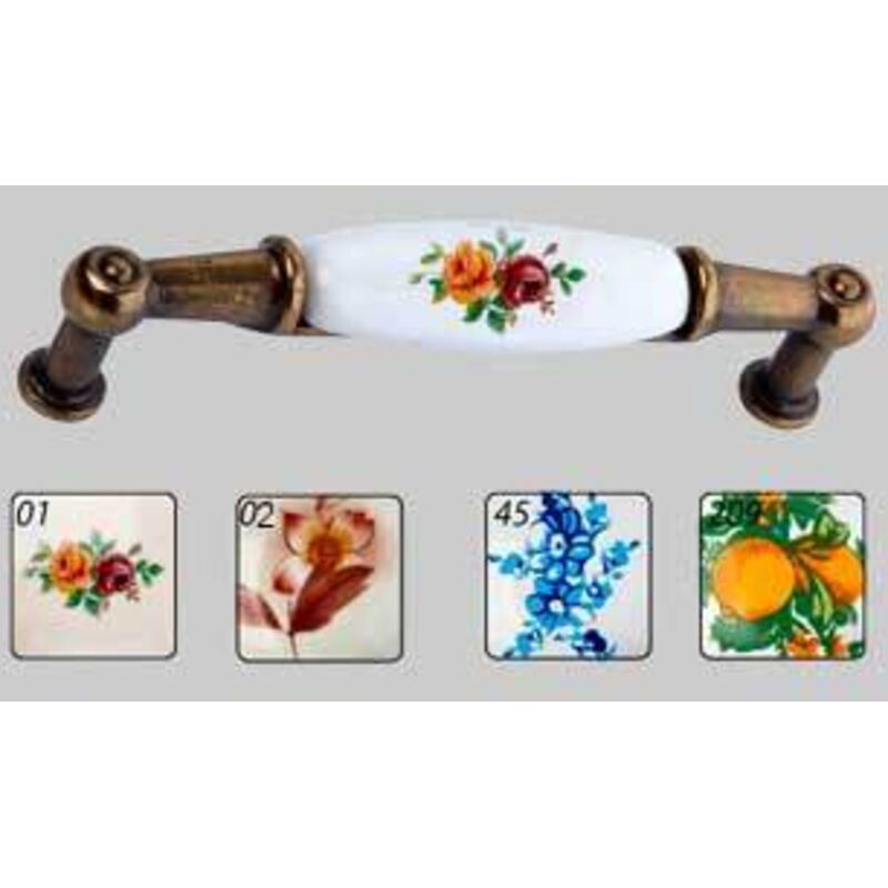 Maniglia per mobile mital 3300, interasse 96 mm, colore nichel satinato Maniglia per mobile mital 3300, interasse 96 mm, colore nichel satinato