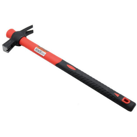 Martello Da Carpentiere Xstriker – 950g, Testa Grezza, Manico Ergonomico, Colore Argento/nero