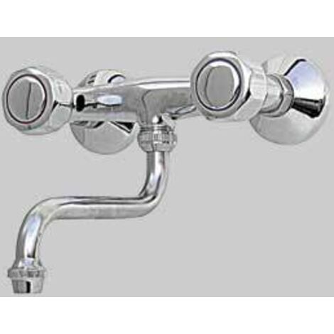 RUBINETTO LAVELLO A Muro Con Attacco Lavatrice EUR 84,20 - IT - Foto 4