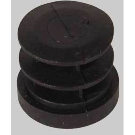 Tappi Terminali Alettati 22 Mm Nero - 5 Pezzi, Per Tubi Tondi, Plastica PE - Foto 6