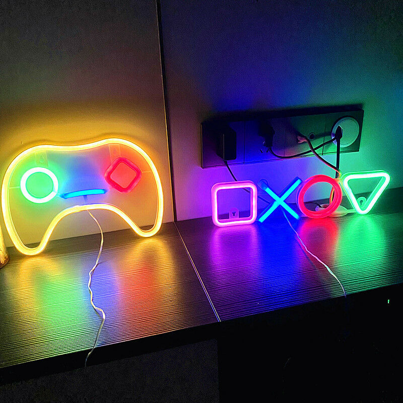 Gaming Néon LED Dimmable Panneaux Néon Lumineux pour Décoration