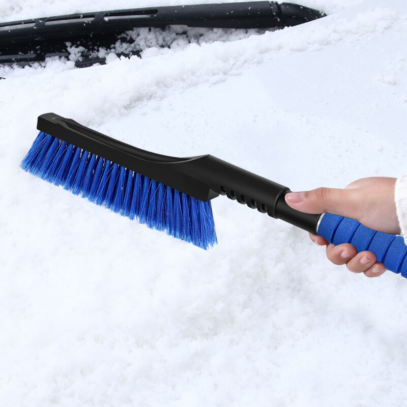 Grattoir à neige de voiture, grattoir de pare-brise ergonomique avec longue  poignée, grattoir de glace de pare-brise de voiture - balai à neige  portable pour le déneigement de Ge