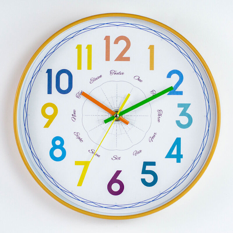 Horloge murale design à engrenages  cercle doré, ultra tendance 80cm