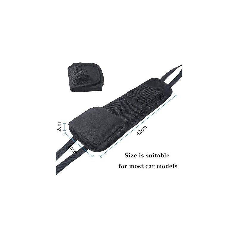 Organisateur Siège Auto 2 Pièces - Sac Rangement Latéral Pour Téléphone, Clés | Accessoire Intérieur Voiture