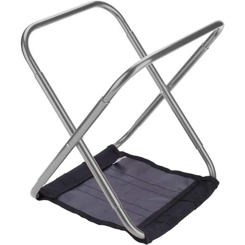 Tabouret De Camping Pliable Ultra Léger 235g - Charge 150kg, Dimensions 23x26x39cm, Aluminium, Sac De Rangement Inclus - 2