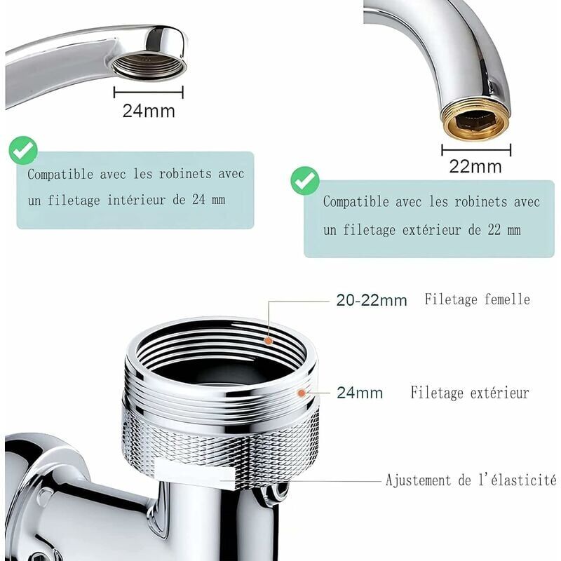 Clé pour aérateur de robinet M20/M22/M24/M28 - 180489 - Mejix