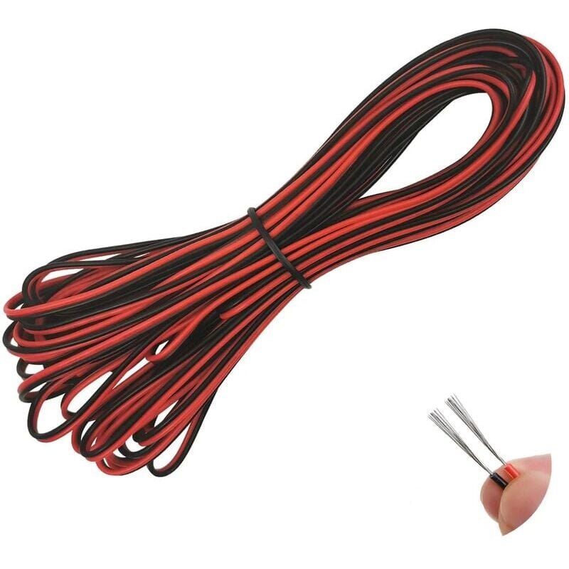 câble 10mm² conducteur au cuivre souple isolé de pvc rouge et vendu au mètre