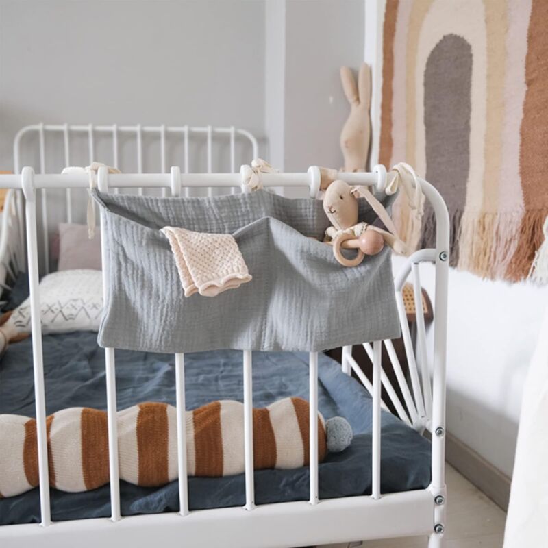 Organisateur Couches Bébé 1 Pièces Suspendu Organisateur De Couches (Rose),rangement Suspendu Lit Bebe ,organisateur Lit Organisateur De Couches Bébé