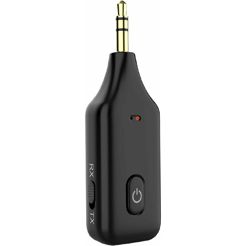 Adaptateur Bluetooth 5.3 Bluetooth voiture avec prise AUX 3,5 mm et  microphone
