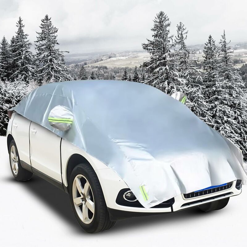 Housse de pare-brise neige et glace pour voiture, protection contre le gel,  hiver, mousse automobile