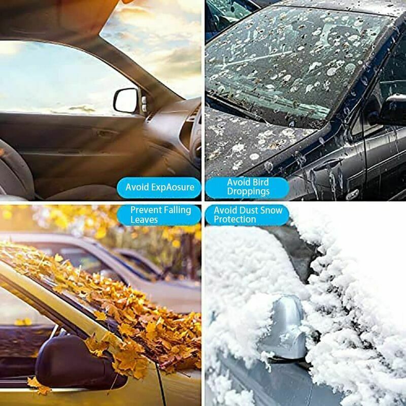 Acheter Couverture de neige pour pare-brise de voiture, Double couche, Film  en aluminium, résistant au soleil, Anti-gel, Protection universelle pour  Auto SUV, pare-brise avant d'hiver