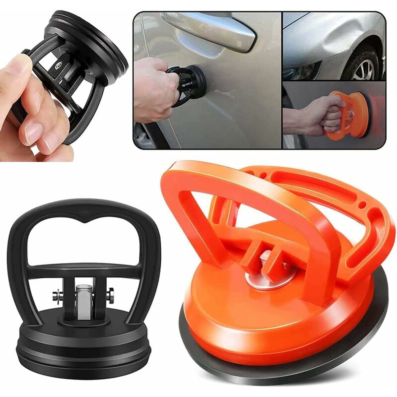 2 Pcs outils de débosselage et de réparation de voiture avec ventouse,  compatible avec poignée de fenêtre, porte, miroir