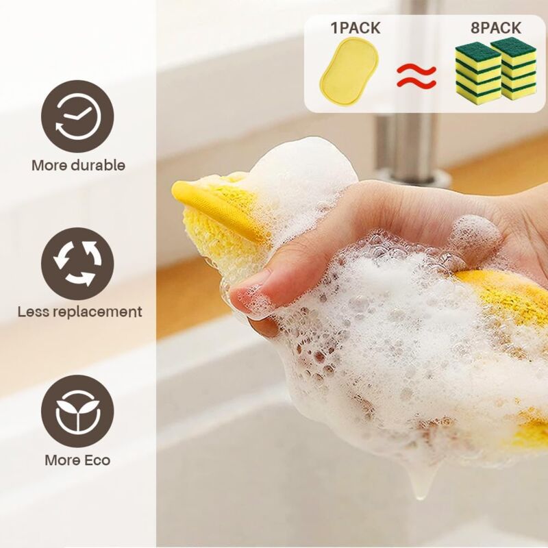 Lot De 12 Paquet De Éponges à Récurer - Éponge Double épaisseur