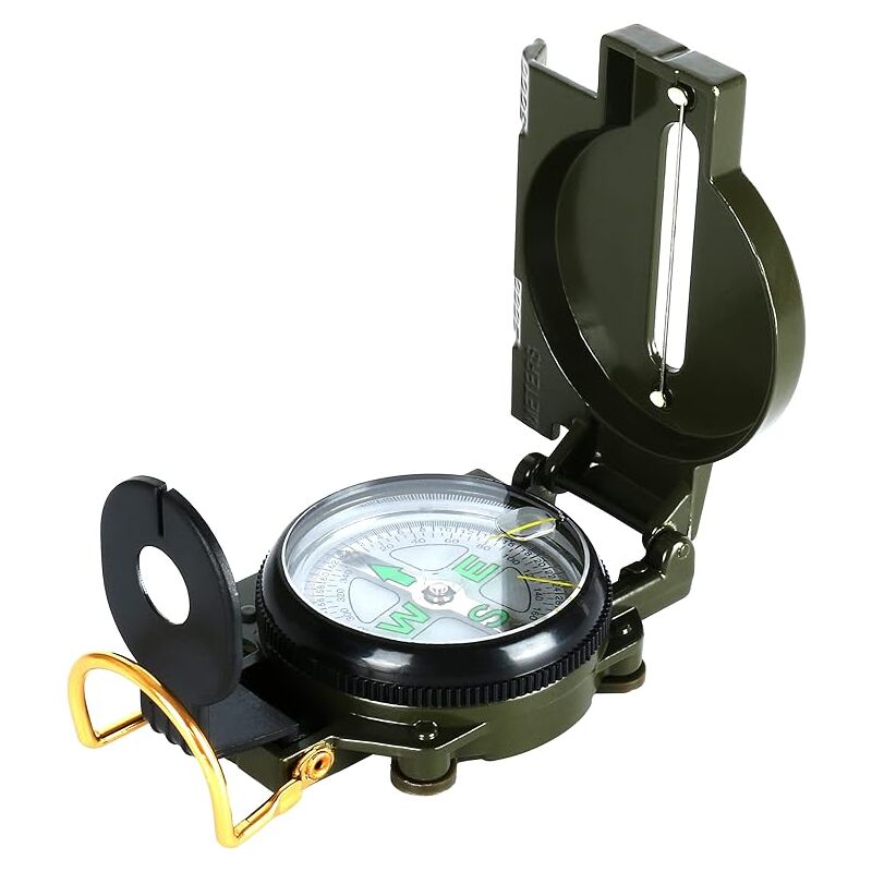 Petite Boussole Pour Vélo Et Casque - Outil De Navigation Extérieure, Léger, Facile à Installer