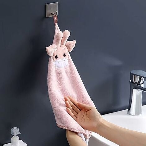 Rose) réutilisable facile à nettoyer torchon torchon cuisine salle de bain  absorbant serviette serviette anti-poussière