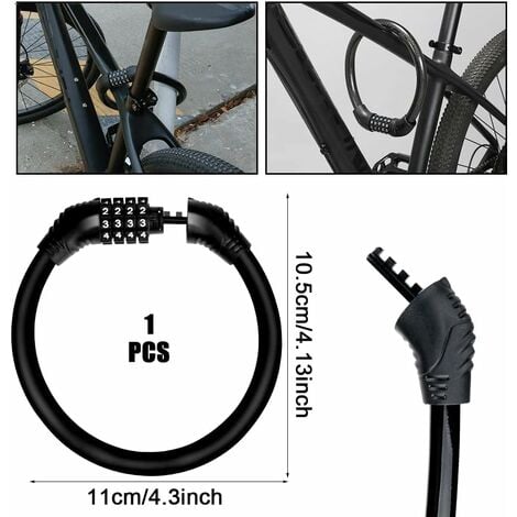 Antivol trottinette électrique & vélo à code personnalisable